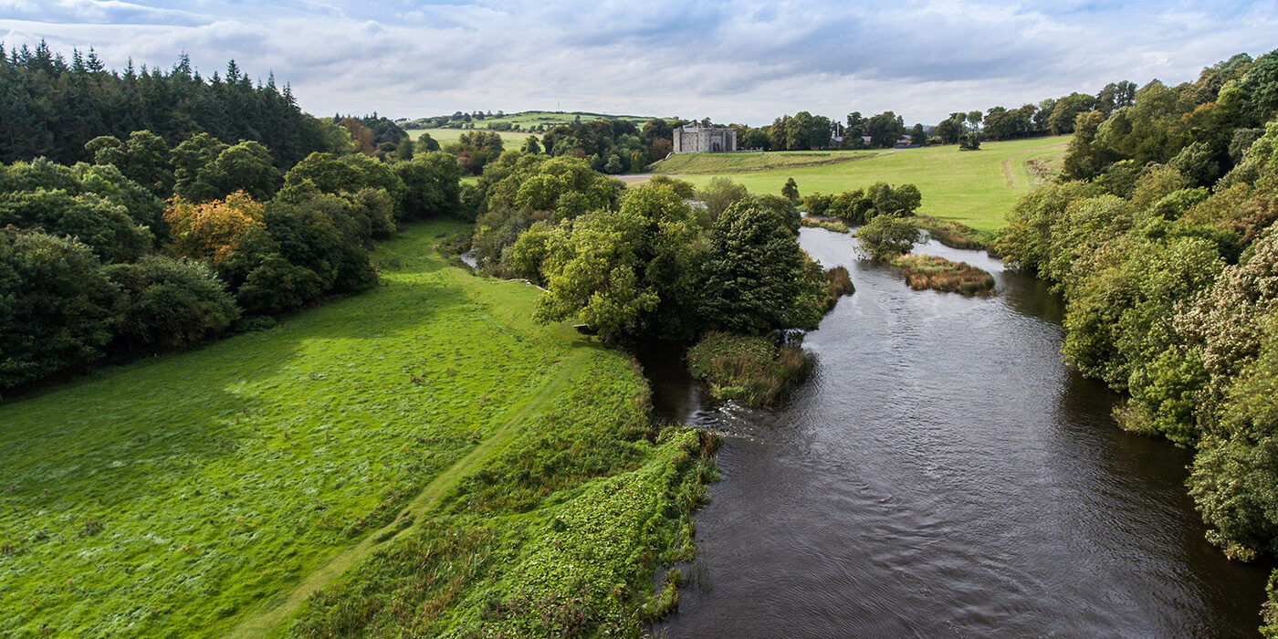 River Boyne with the Castle in the distance