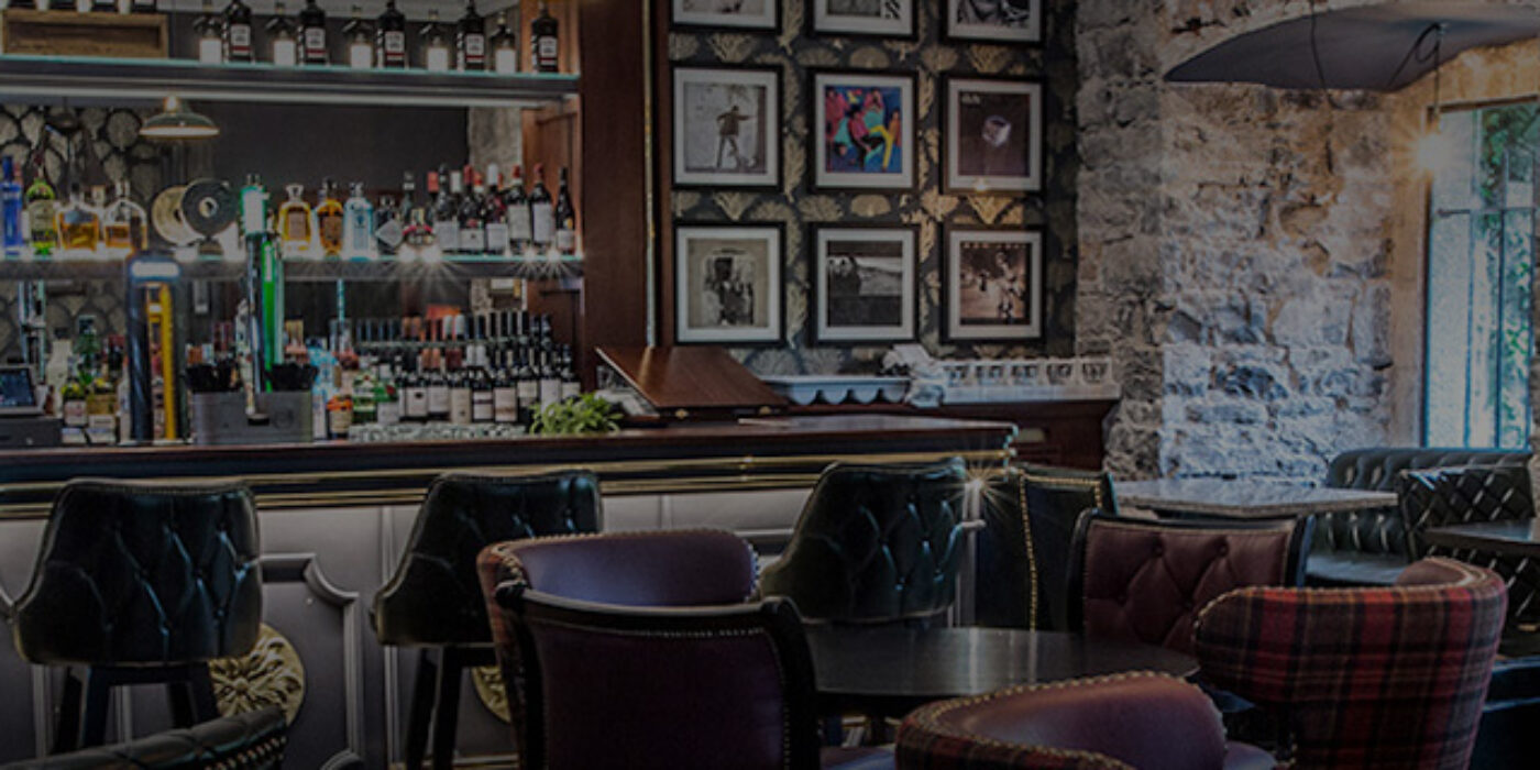The Bar in Brownes Bar at Slane Castle