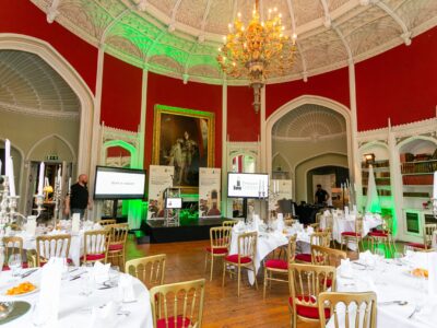 An event set up at Slane Castle