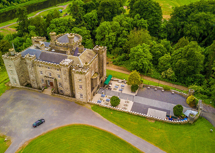 Slane Castle from above