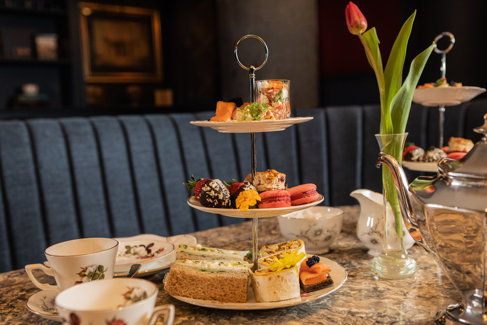 Afternoon Tea set up at Slane Castle