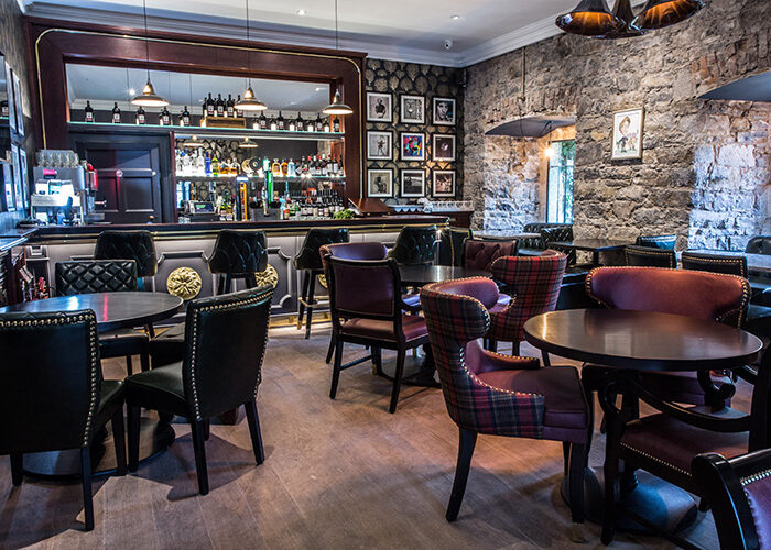 Brownes Bar with tables and chairs