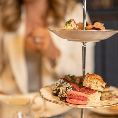 A plate of cakes for Afternoon Tea