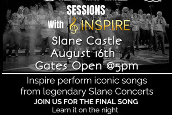 Slane Sessions with Inspire concert August 16th 2025 poster